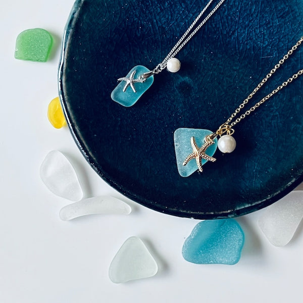 琵琶湖グラスネックレス ヒトデ 各種