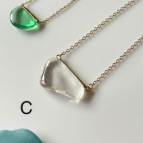 琵琶湖グラス つやつやネックレス A/B/C/D