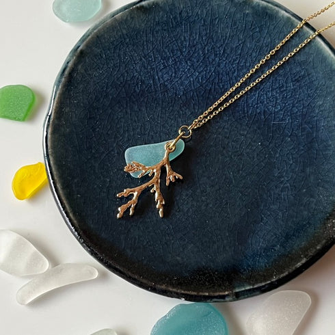 琵琶湖グラスネックレス サンゴ/ホエールテール 各種