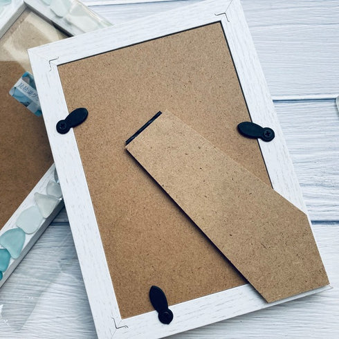 琵琶湖グラス フォトフレーム ブルー✖️ホワイト