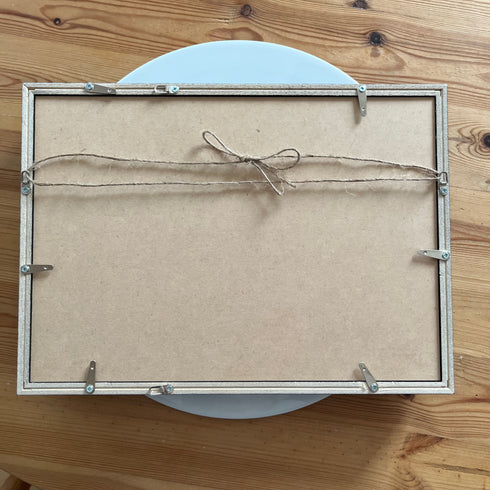 【flower】シーグラスアートフレーム ハンドメイド インテリア壁飾り